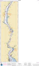 NOAA Nautical Chart 12343: Hudson River New York to Wappinger Creek